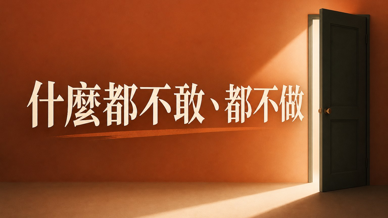 什麼都不敢、都不做…難怪你現在 還是失敗！ 再不改變這 6點「害怕」，你永遠爬不起來！
