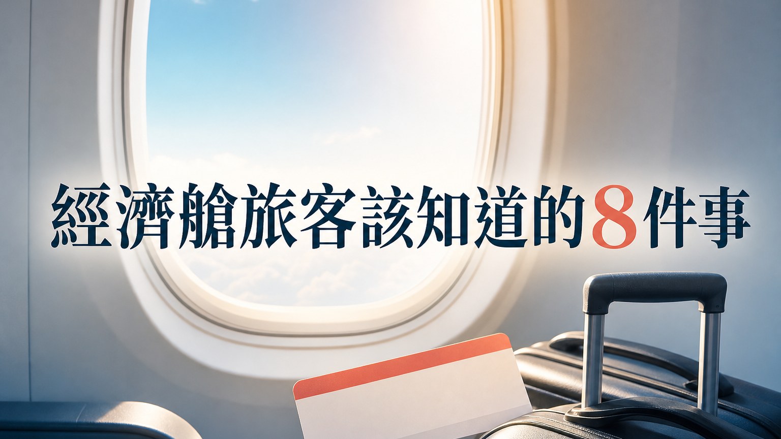想出國的人，要注意了！坐「經濟艙」一定要知道的8件事，千萬別忽視自己的『權利』了！