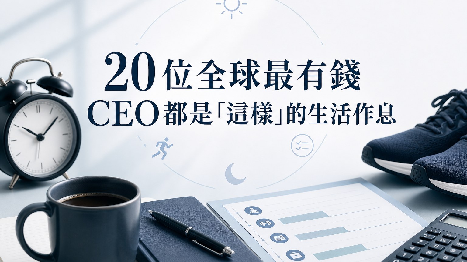 20 位全球最有錢 CEO都是「這樣」的生活作息，難怪他們現在那麼成功！