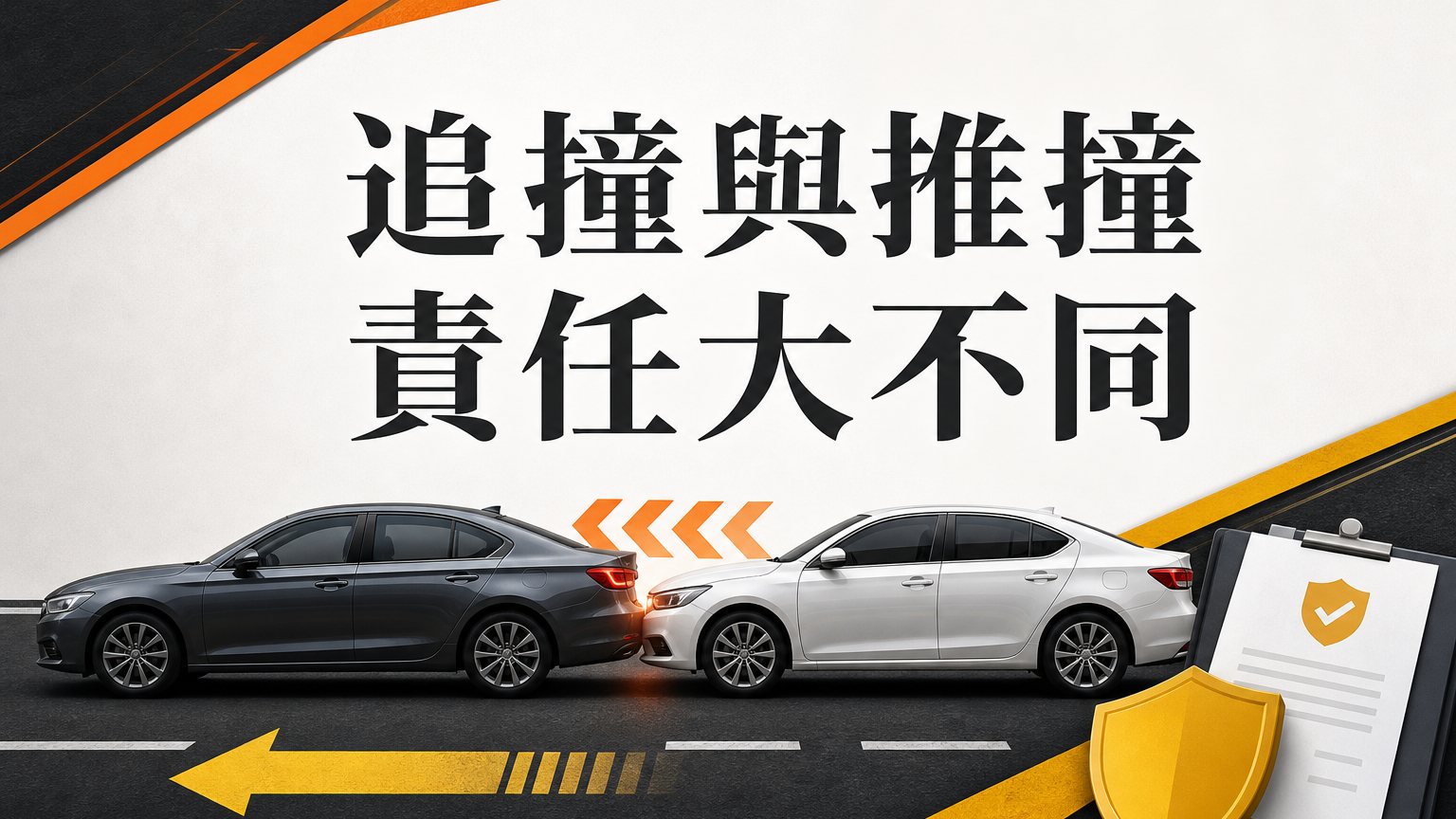 駕駛們注意了！「追撞」、「推撞」大不同，要是弄錯這 2個的差別，到時候賠錢賠到死，後悔都來不及…