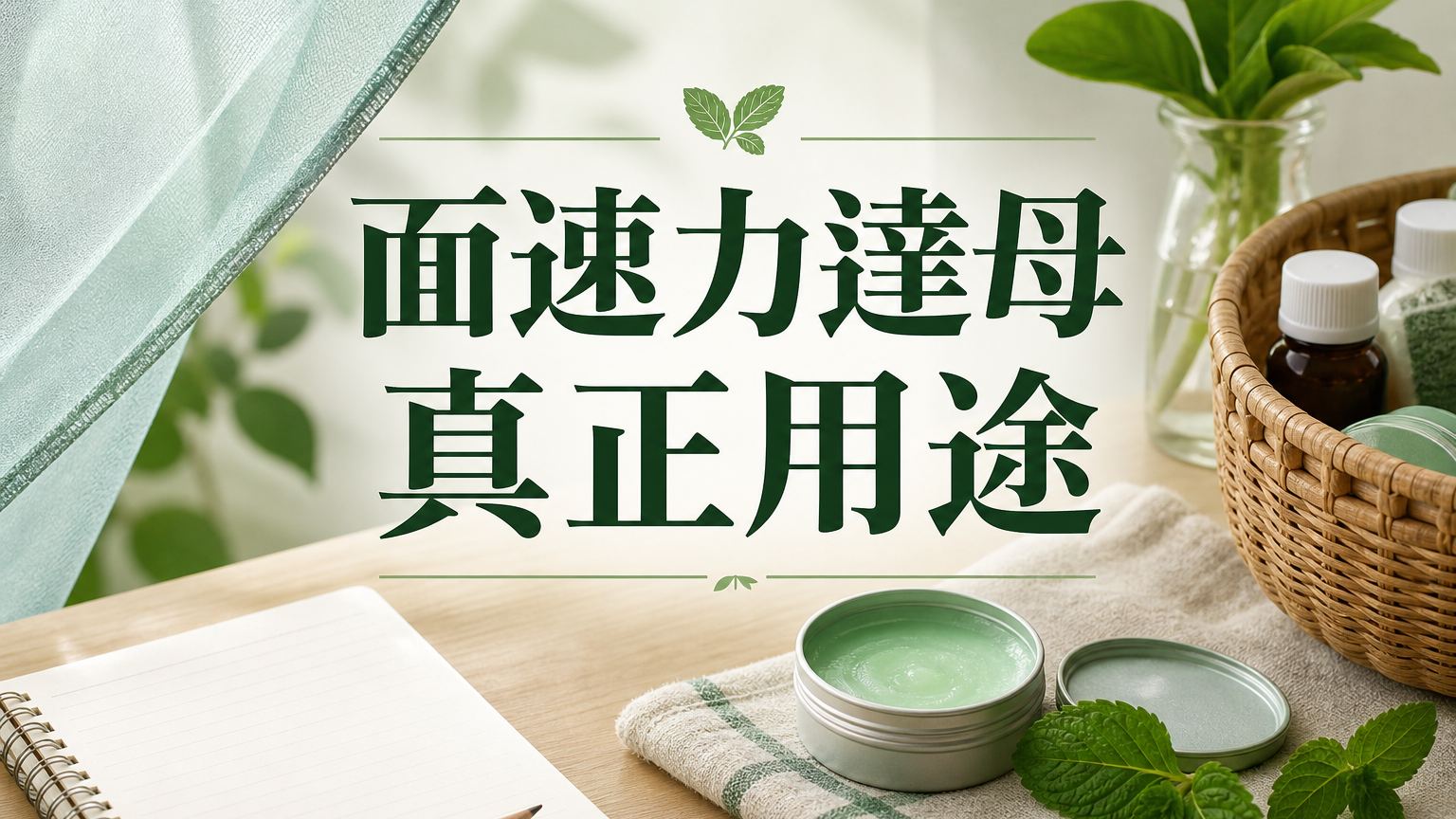 我一直以為面速力達母 只是擦蚊蟲咬的，沒想到真正的功能，大部分人都不知道．．．