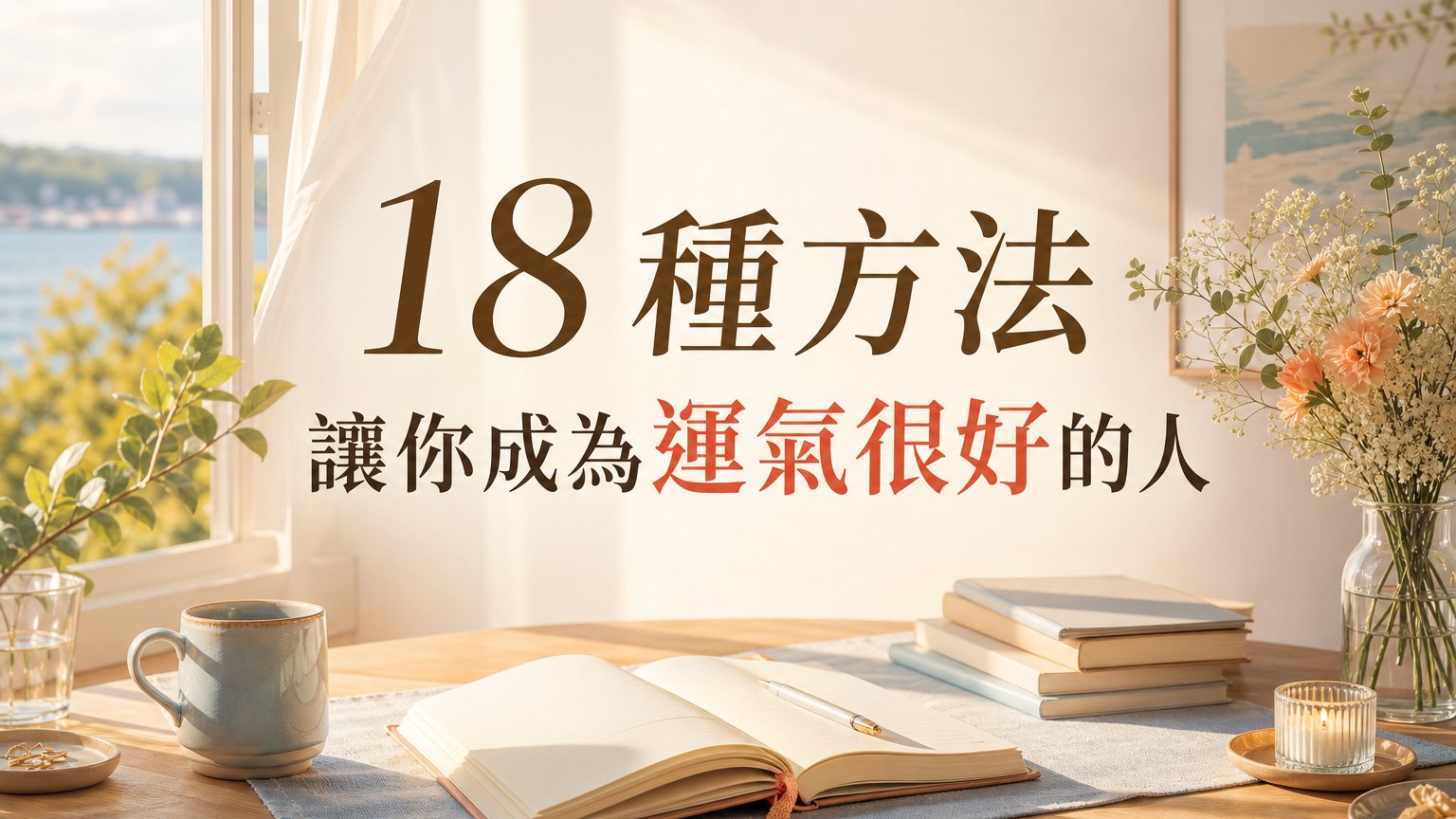 18 種方法讓你成為一個 運氣很好 的人！可惜沒幾個人知道…