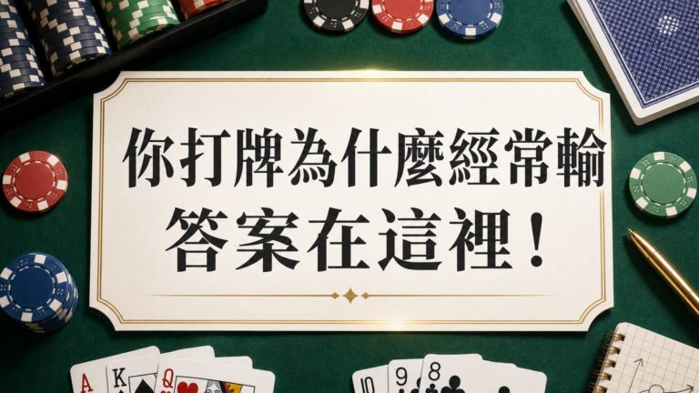 你打牌為什麼經常輸，答案在這裡！ 原來 財神爺爺從這來的…