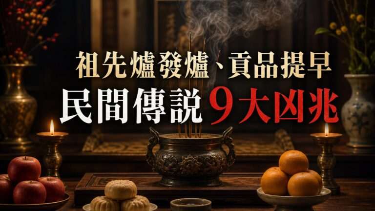 祖先爐發爐，貢品提早…，民間傳說 9 大恐怖凶兆，小事件裡藏有大玄機！不信就別怪我沒告訴你..