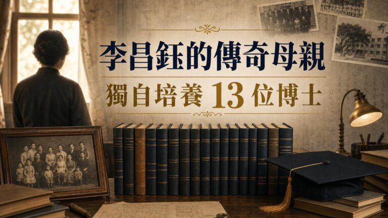 神探「李昌鈺」的傳奇母親：她十九歲嫁人，生８女５男，４０多歲守寡、家道中落，獨自培養１３位博士…