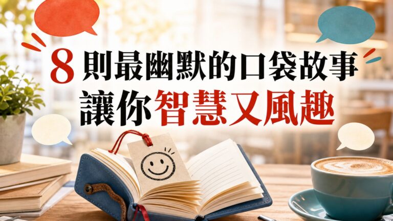 8 則最幽默的口袋故事，讓你智慧又風趣！