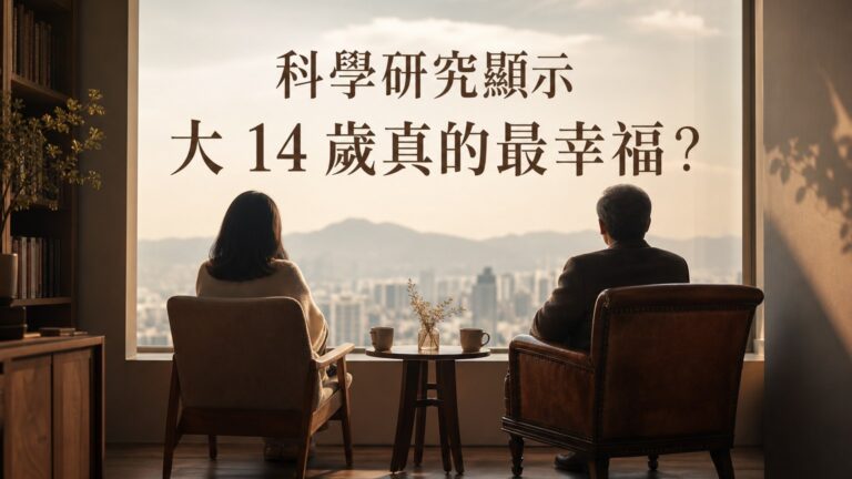 科學研究顯示：女人嫁給大 14 歲的男人 最幸福！？竟是因為…..