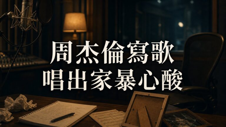 周杰倫寫歌「我爸一直打我媽」唱出家暴心酸！如今 周爸真實身分曝光 嚇壞網友…
