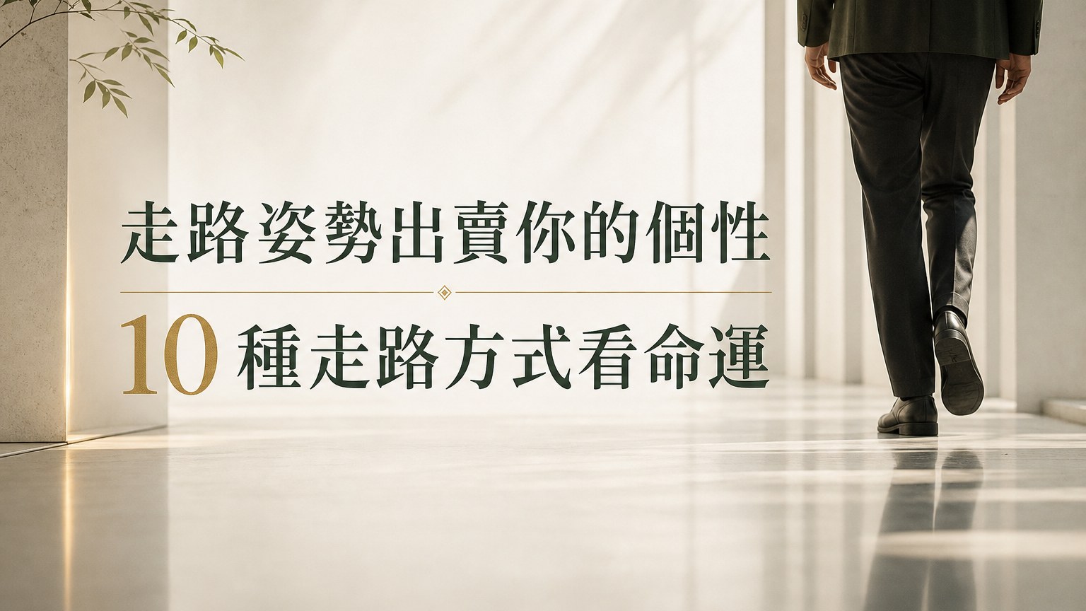 小心！走路的姿勢 出賣了你的「個性」！ 這１０種走路方式，看出 富貴貧窮、性格命運…