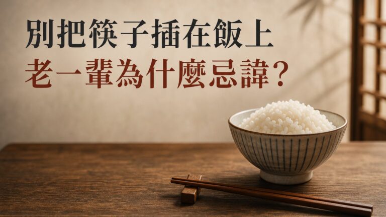 為什麼老一輩常說，別把筷子插在飯上。知道原因我嚇呆了…！
