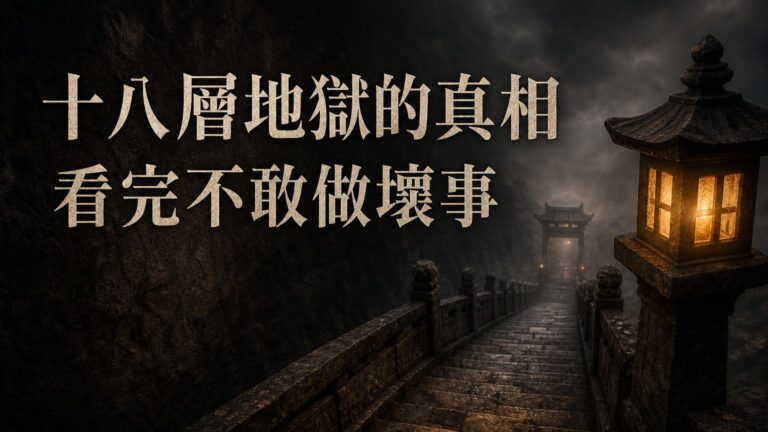 十八層地獄的真相！看完後，絕對不敢做壞事！太可怕了….