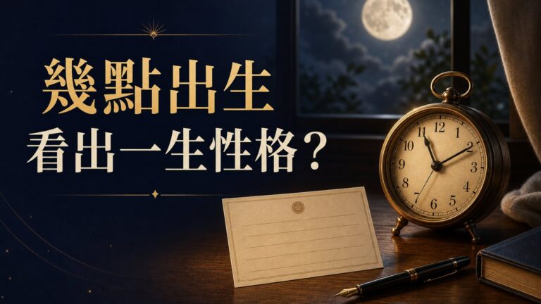 原來幾點出生，竟能決定你 一生的性格！（準到爆炸…