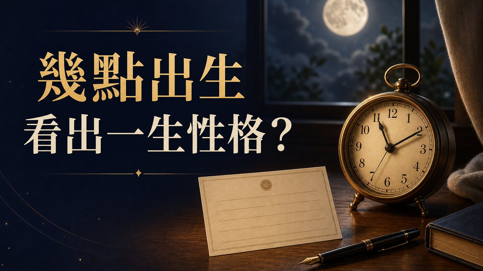 原來幾點出生，竟能決定你 一生的性格！（準到爆炸…