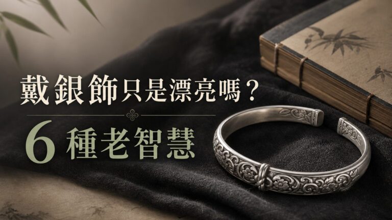 戴銀飾只是為了漂亮嗎？太小看老祖先的智慧了！竟然還有 6種功效…