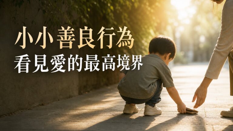 小男孩的小小善良行為，引人深思！愛的最高境界不是「給予」，而是…