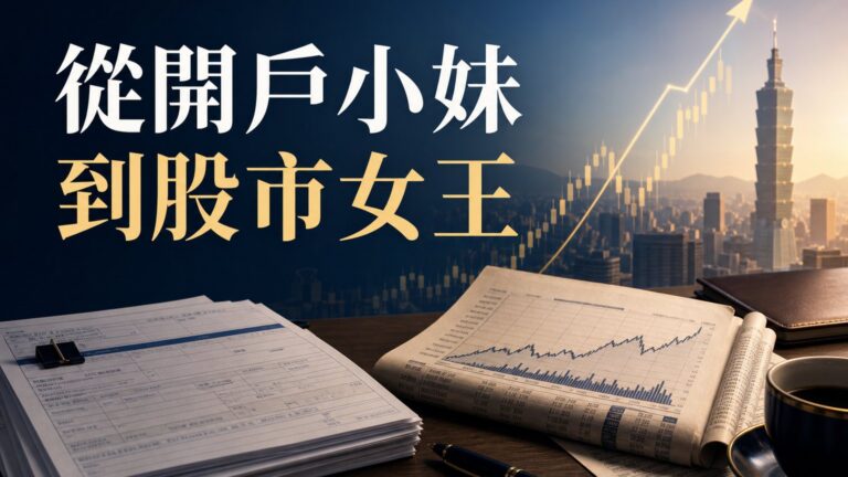 從開戶小妹到股市女王，林恩如成長蛻變的故事！