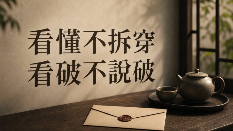 聰明的人才沉默… 記住 看懂不拆穿，看破不說破！ 千萬別以為悶不吭聲的人是 傻子…
