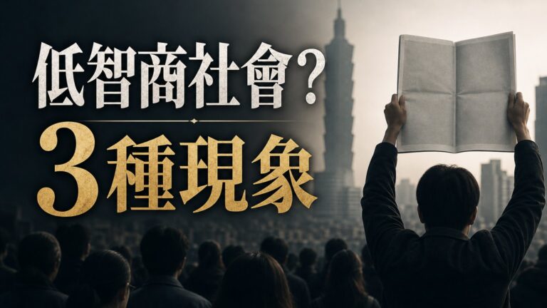 台灣已進入低智商社會？大前研一：有這３種現象，智商集體衰退！
