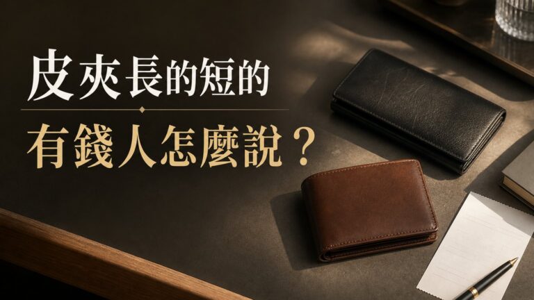 有錢人的秘密：「皮夾」要用長的 還是短的好？原來是有 這樣的說法…