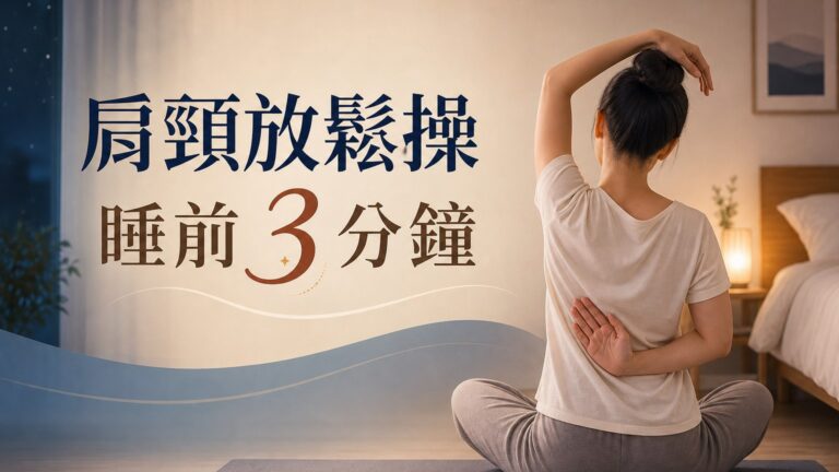 再也不用按摩師了！獨家傳授 6 個肩頸放鬆操，睡前 3 分鐘，躺著就能做！（內含動作教學）