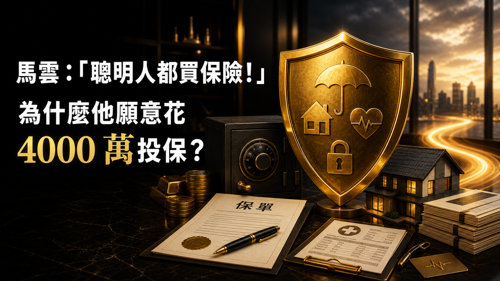 馬雲：「聰明人都買保險！」為什麼他願意花 4000 萬 投保？原來是因為
