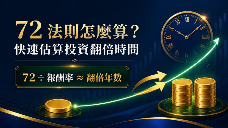 什麼是72法則-何時投資會翻倍的超簡單算法