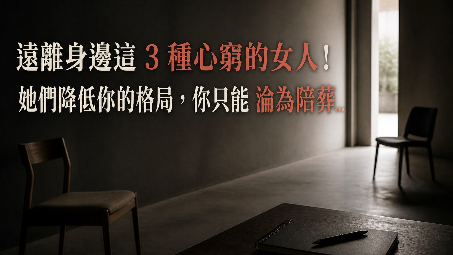 遠離身邊這 3 種心窮的女人！她們降低你的格局，你只能 淪為陪葬…