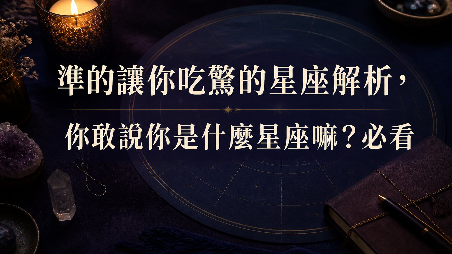 準的讓你吃驚的星座解析，你敢說你是什麼星座嘛？必看