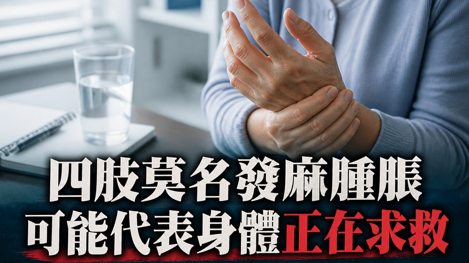 四肢「莫名發麻腫脹」表示你生病了！醫生理出各種「身體發麻」成因，忽視小心癱瘓終生！