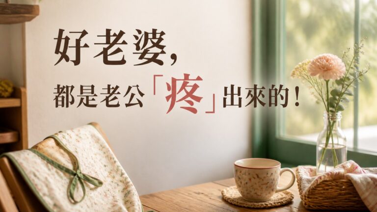 好老婆，都是老公「疼」出來的！