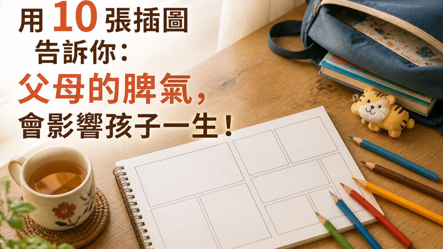 用 10 張插圖告訴你：父母的脾氣，會影響孩子一生！
