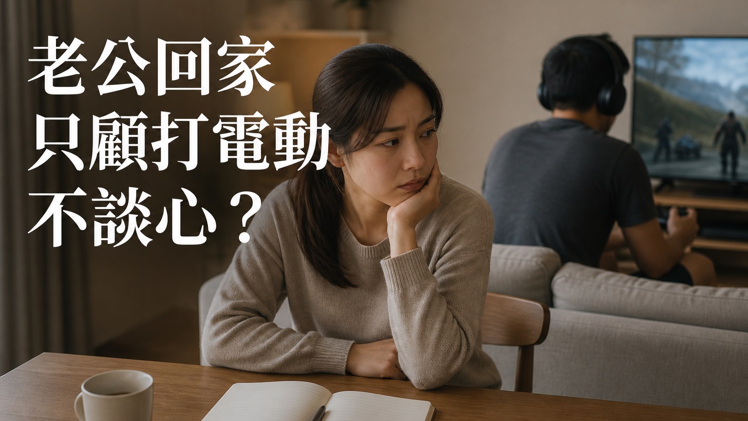 老公回家只顧打電動不談心？ 作家點出背後原因：「女人別逼男人做選擇，跟電動爭寵妳根本贏不了！」