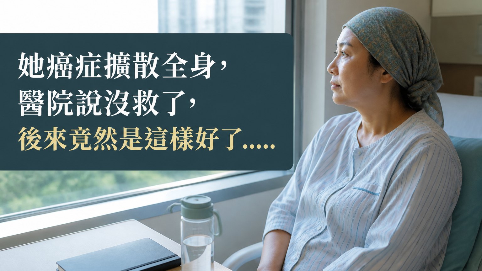 她癌症擴散全身，醫院說沒救了，後來竟然是這樣好了….