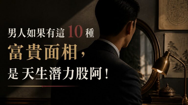 男人如果有這 10 種 富貴面相，是 天生潛力股阿！
