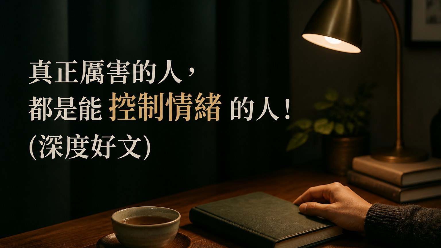 真正厲害的人，都是能 控制情緒 的人！(深度好文)