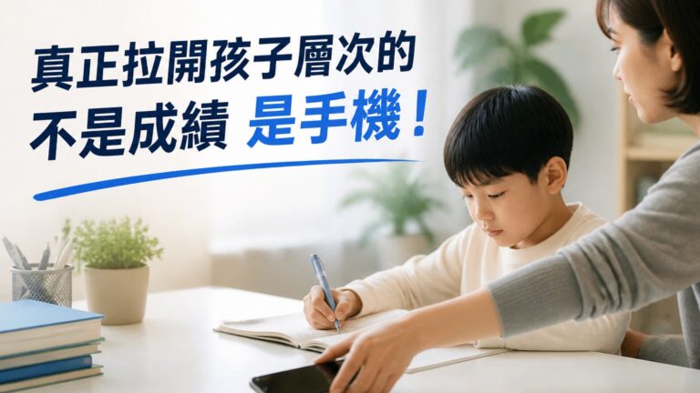 真正拉開孩子層次的 不是成績 是手機！幫助孩子戒斷沉迷，與其強硬禁止，不如學學國小老師的妙招！