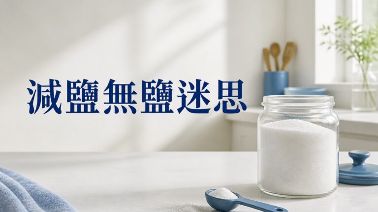 減鹽無鹽迷思　你的健康被「碘」當！