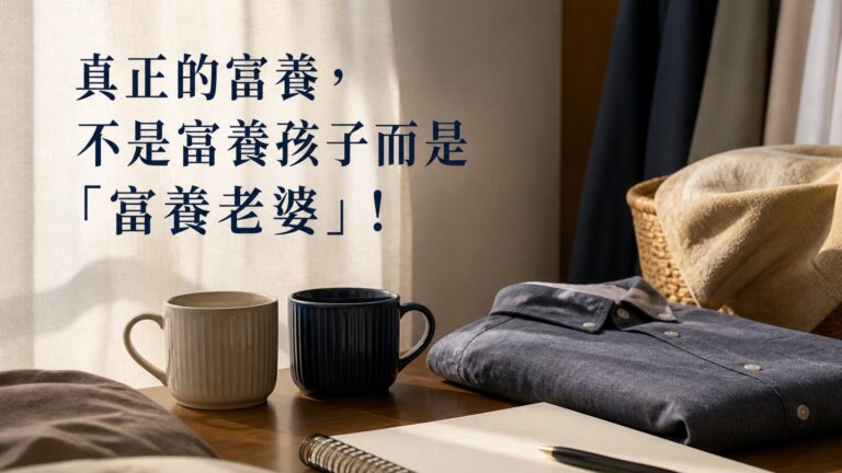 真正的富養，不是富養孩子而是「富養老婆」！（男人女人都該看…
