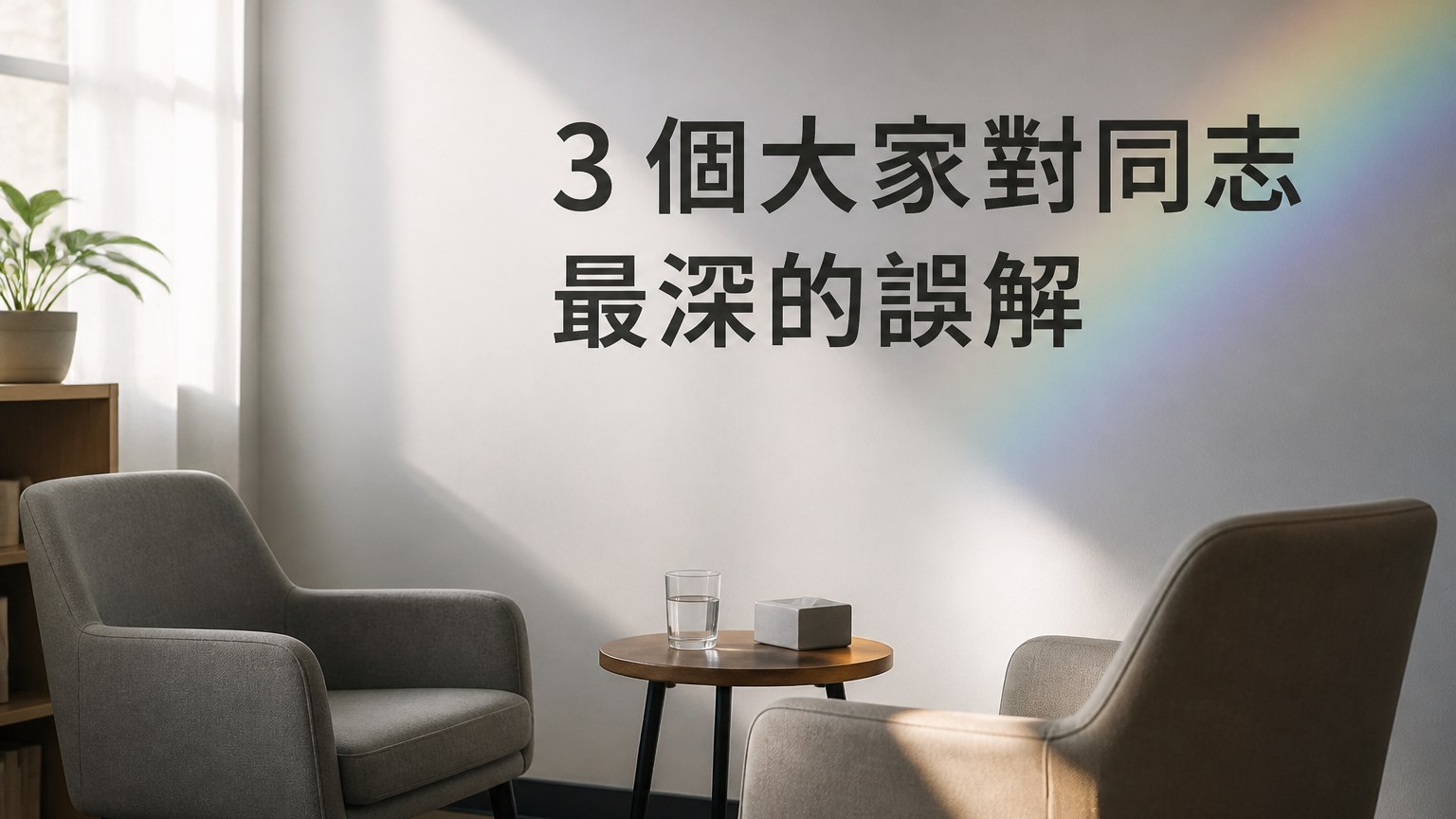 醫生，可不可以「治療」孩子的同性戀？他是變態嗎？精神科醫師解答 3 個大家對同志 最深的誤解