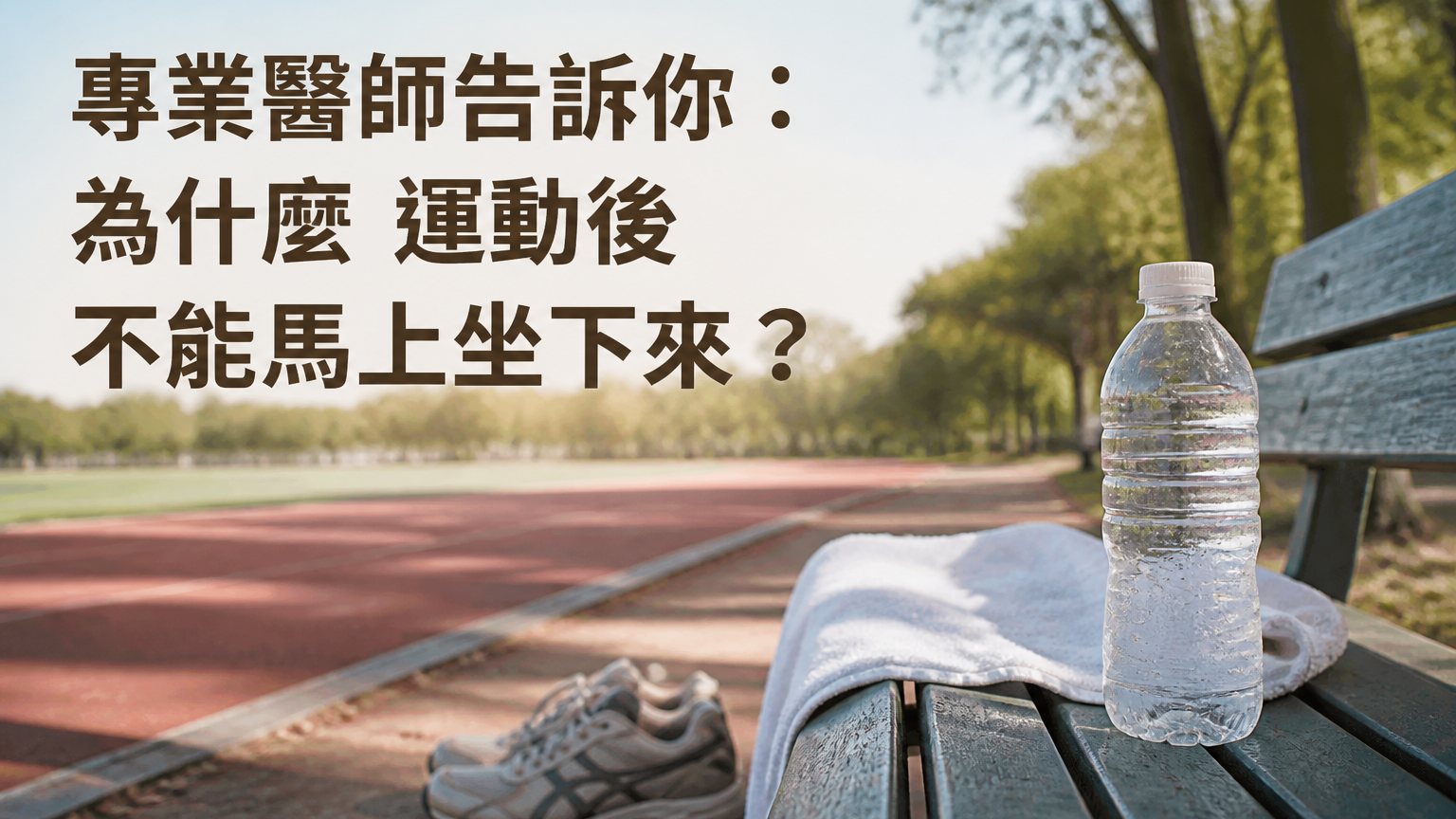 專業醫師告訴你：為什麼 運動後不能馬上坐下來？