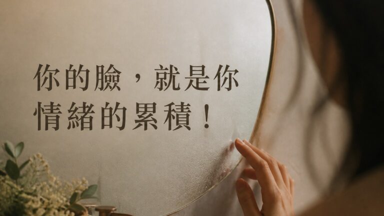 你的臉，就是你 情緒的累積！一個人就算「漂亮」，也不一定「好看」…