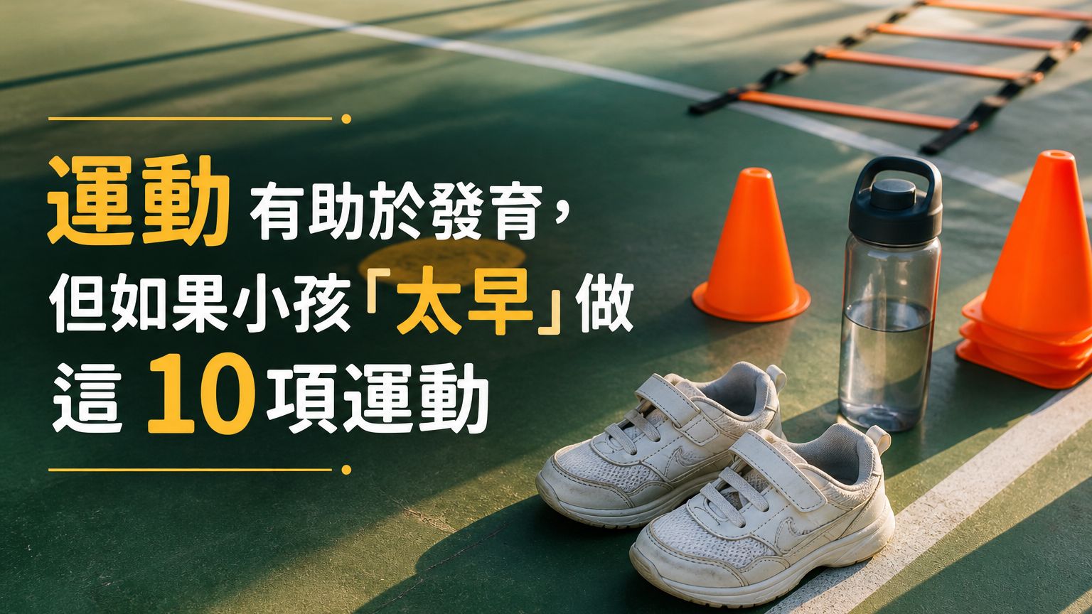 運動 有助於發育，但如果小孩「太早」做 這 10項運動，不僅讓小孩「長不高」、又容易受傷！