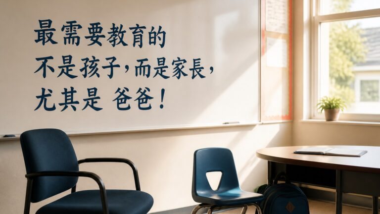 美國教育專家：最需要教育的不是孩子，而是家長，尤其是 爸爸！（深度好文）