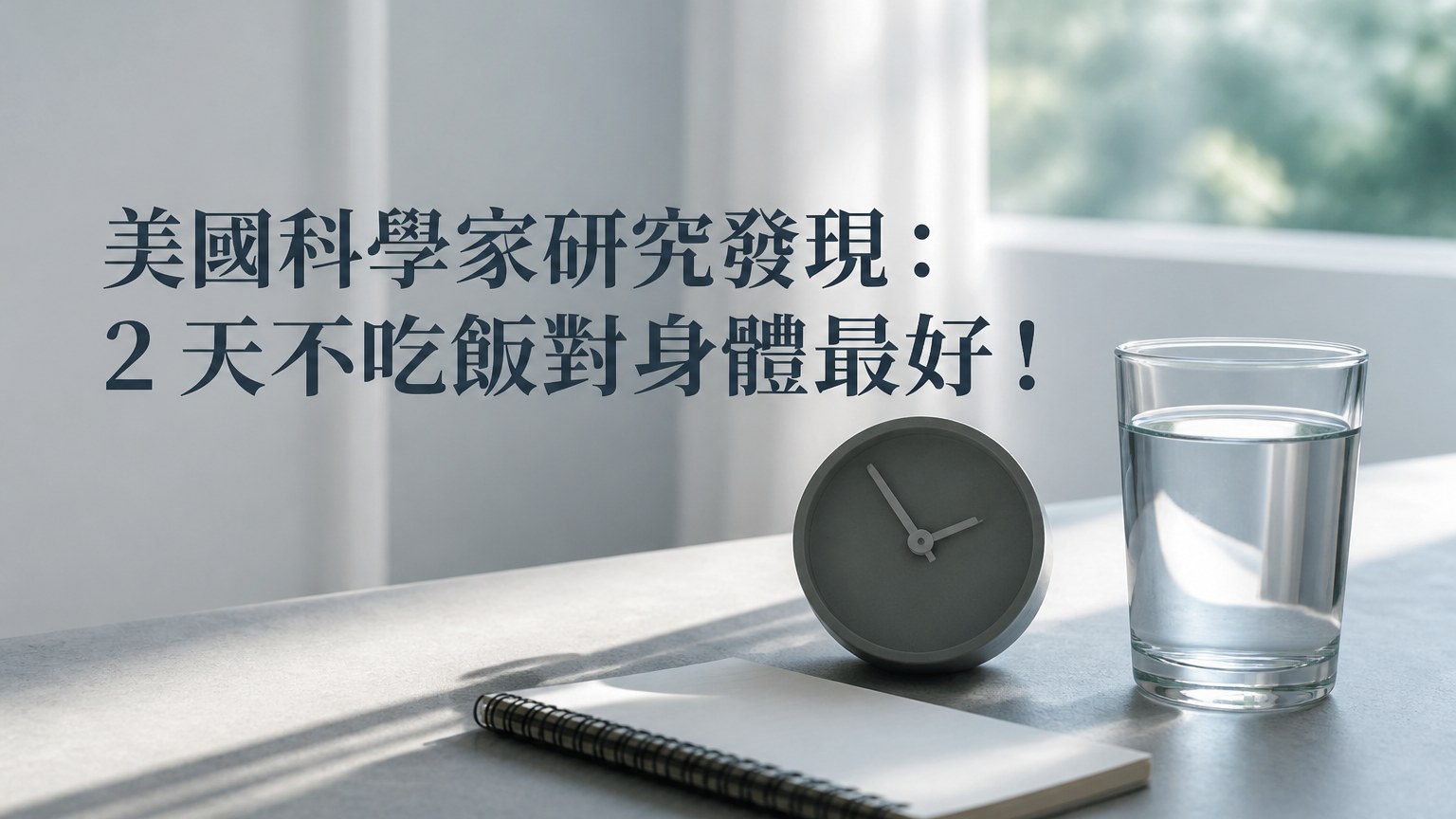 美國科學家研究發現：2 天不吃飯對身體最好！