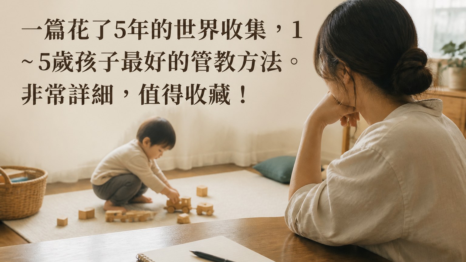 一篇花了5年的世界收集，1 ~ 5歲孩子最好的管教方法。非常詳細，值得收藏！
