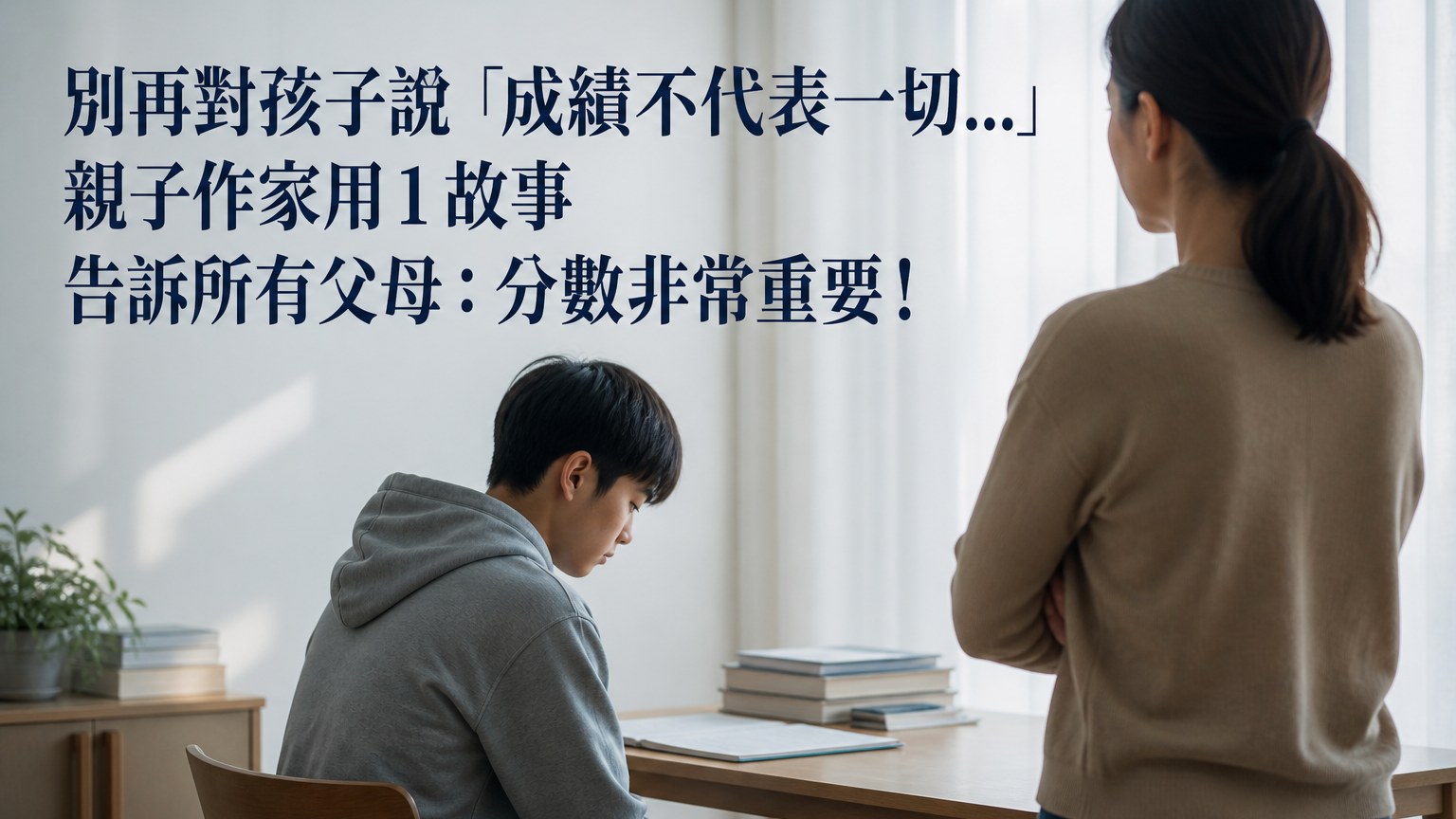 別再對孩子說「成績不代表一切…」親子作家用１故事 告訴所有父母：分數非常重要！