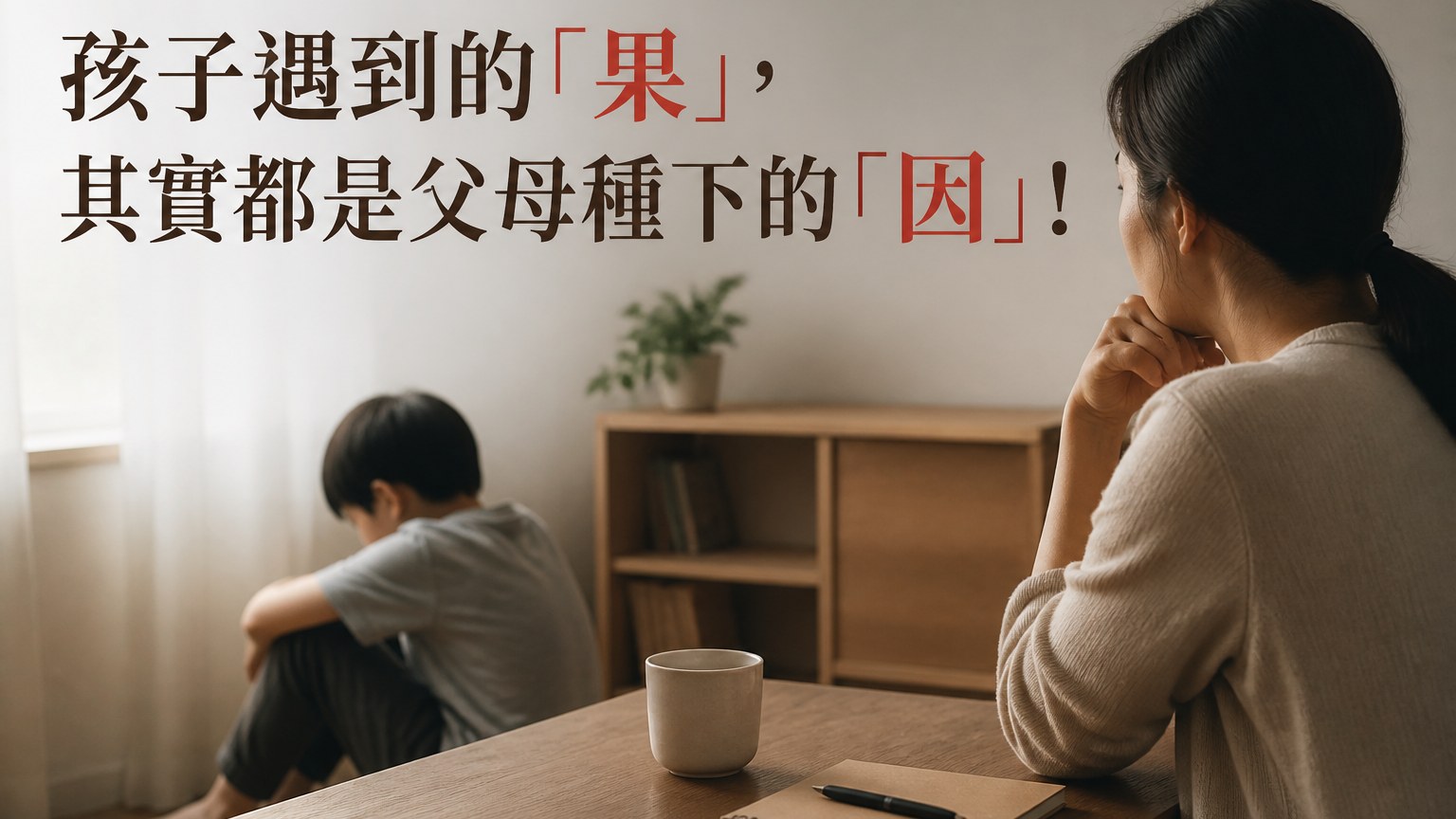 孩子遇到的「果」，其實都是父母種下的「因」！這三種教養方式，會帶來無法挽回的後果…