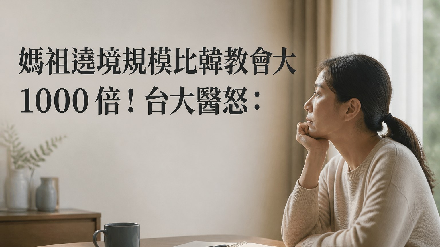媽祖遶境規模比韓教會大 1000 倍！台大醫怒：「再執迷不悟，一爆發感染全體都崩潰！」