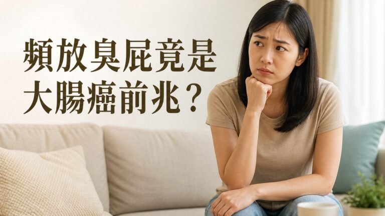 頻放臭屁竟是大腸癌前兆？醫師親揭：排氣有這 4 種，別再以為只是腸道消化好