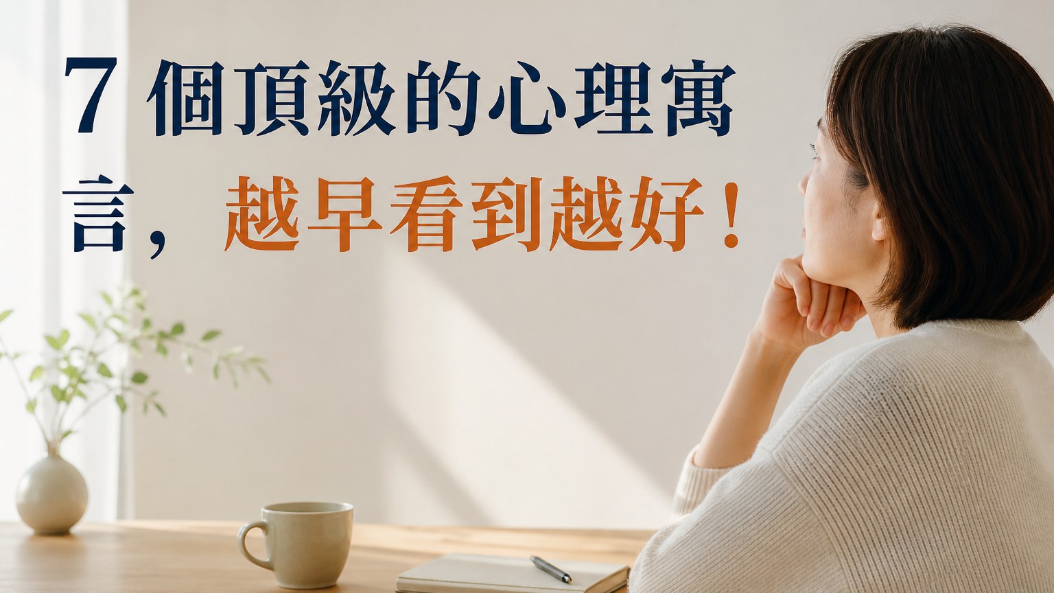 7 個頂級的心理寓言，越早看到越好！